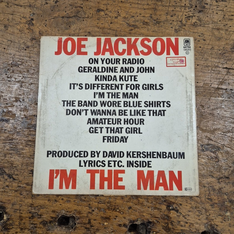 LP Joe Jackson - I'm The Man AMLH 64794-2 Made In Holland Rock Pop Vinile