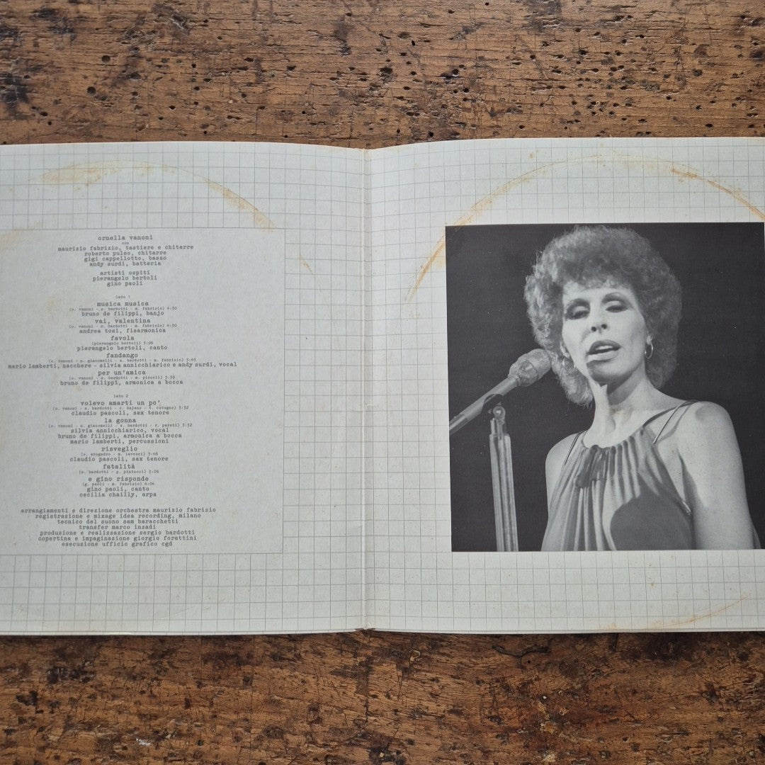 LP Ornella Vanoni Duemilatrecentouno Parole CGD 20272 Musica Italiana Chanson