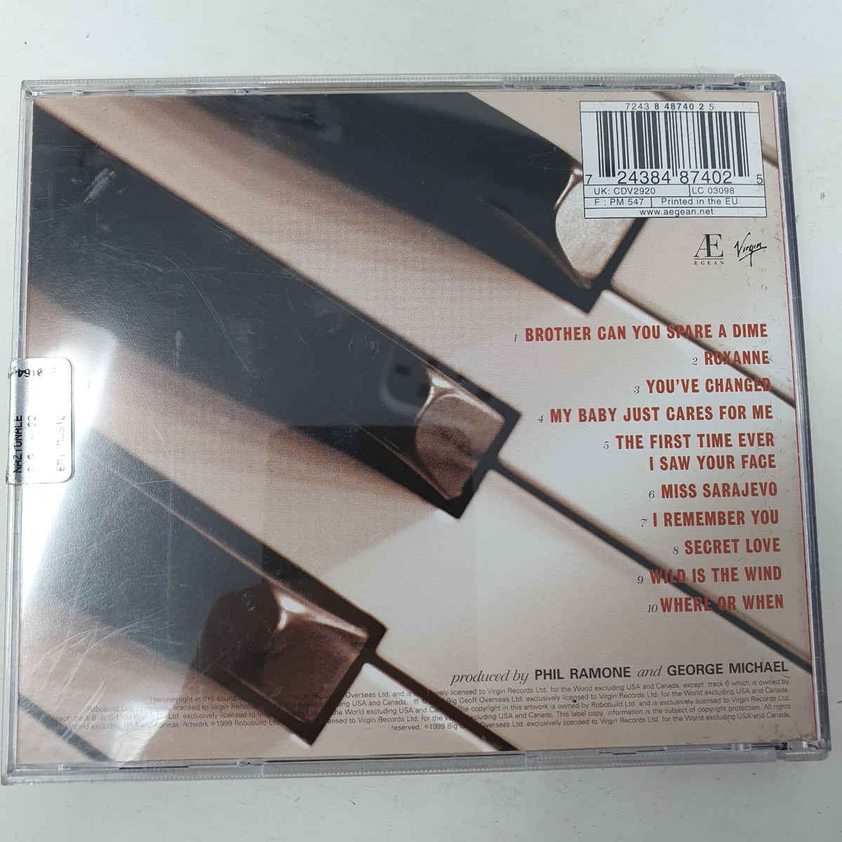 CD George Michael – Songs From The Last Century Virgin – 724384874124