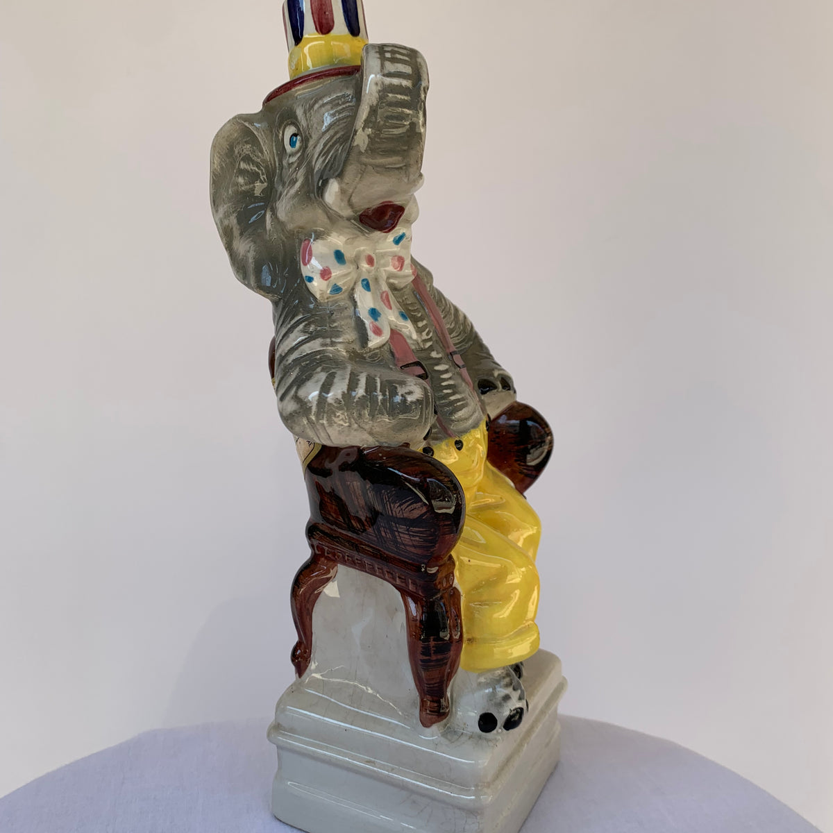 Decanter vintage in ceramica elefante - Calamassi