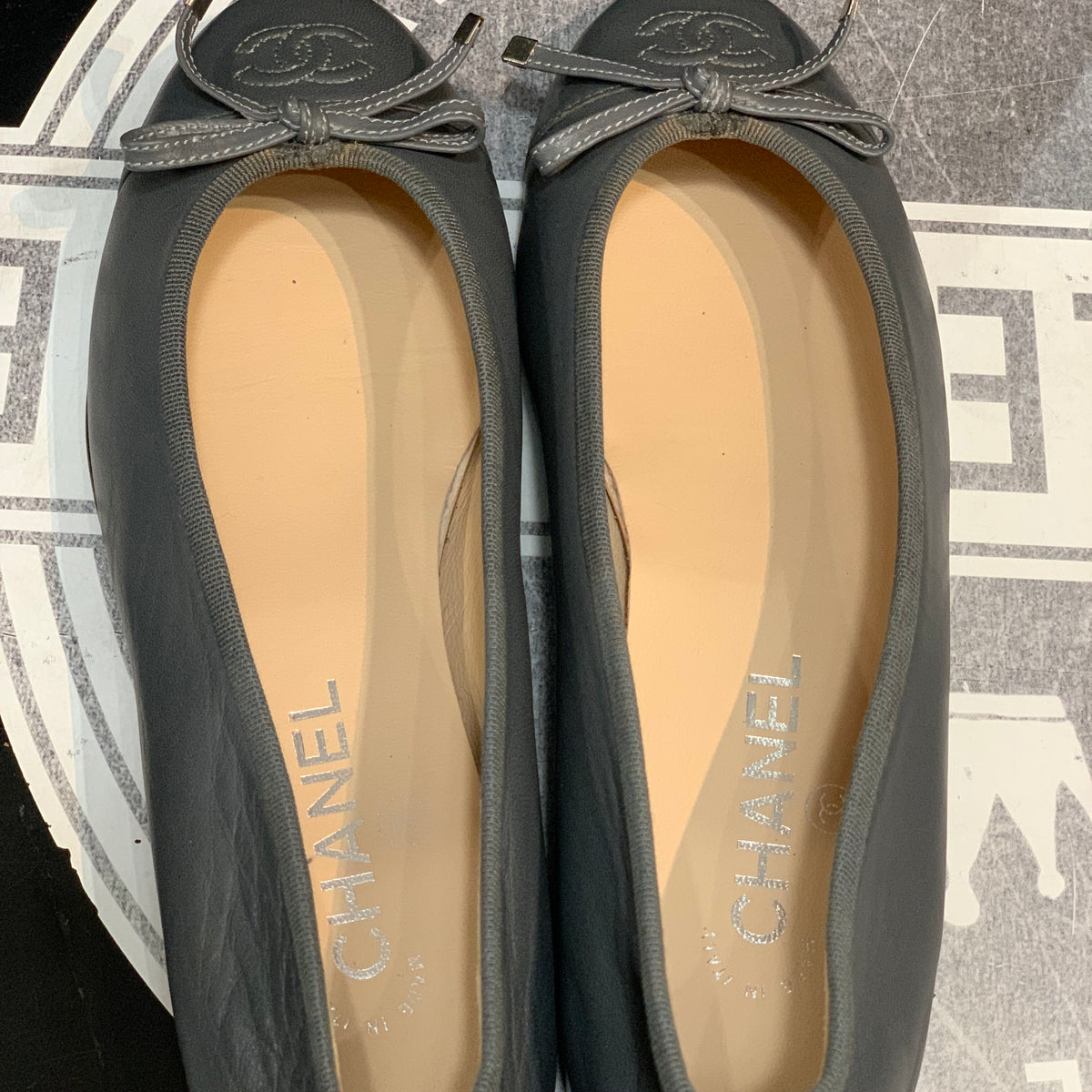 Ballerine in Pelle Chanel classiche n.39