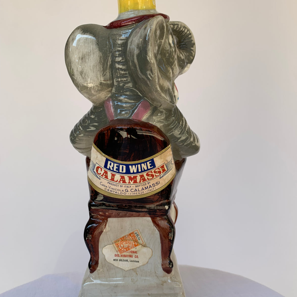 Decanter vintage in ceramica elefante - Calamassi