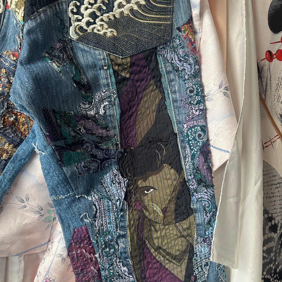 Jeans Evisu Rework Japan Embroidered Tg.32