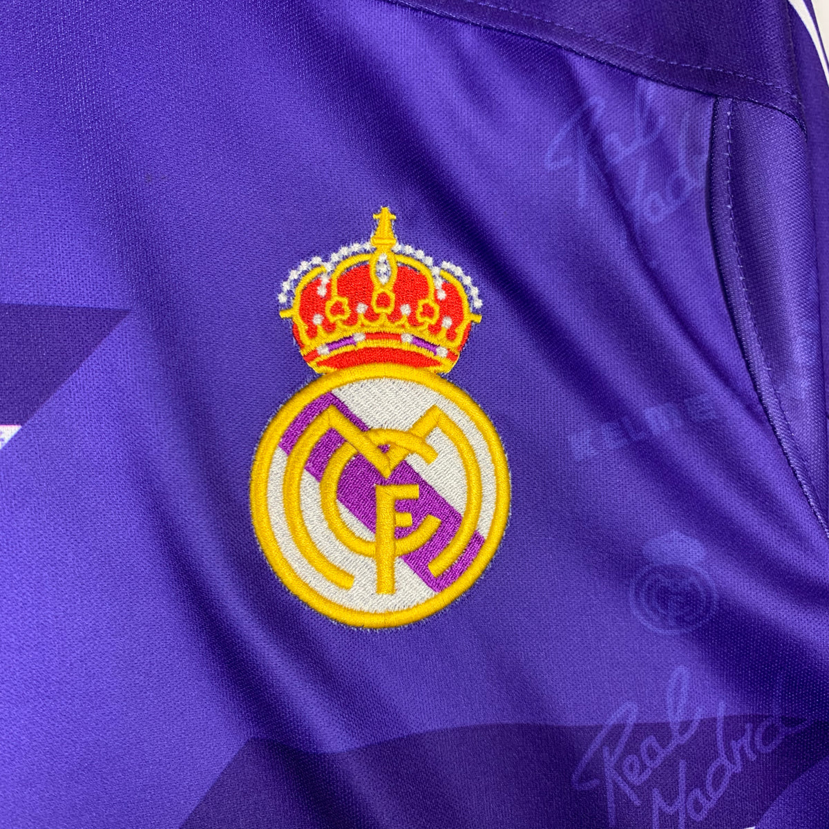 Maglia da trasferta del Real Madrid CF per le stagioni 1994-1996 Kelme Vintage Repro Tg.M
