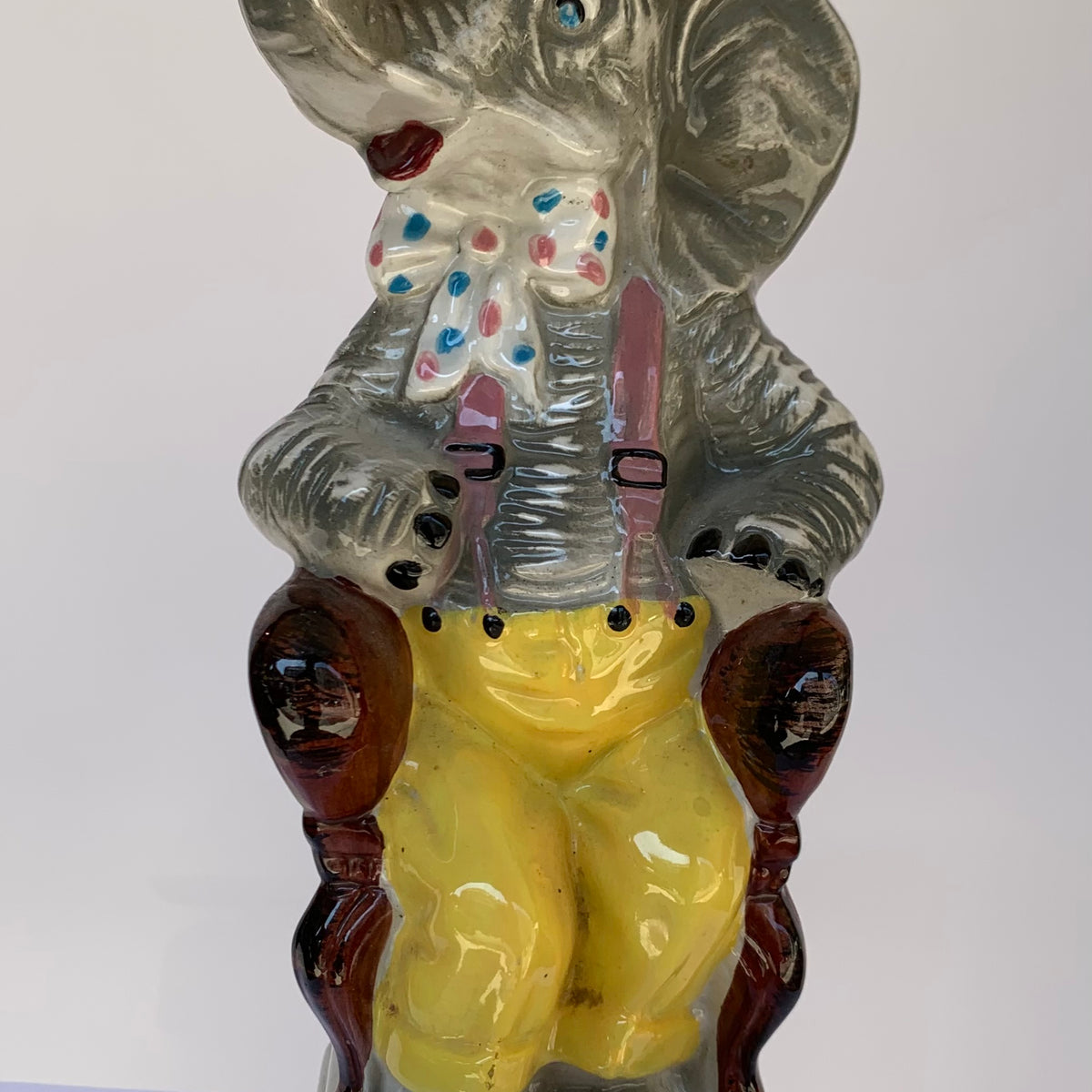 Decanter vintage in ceramica elefante - Calamassi