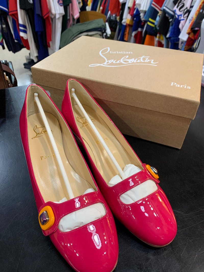 Ballerine in Pelle Christian Louboutin N.39 Made in Italy
