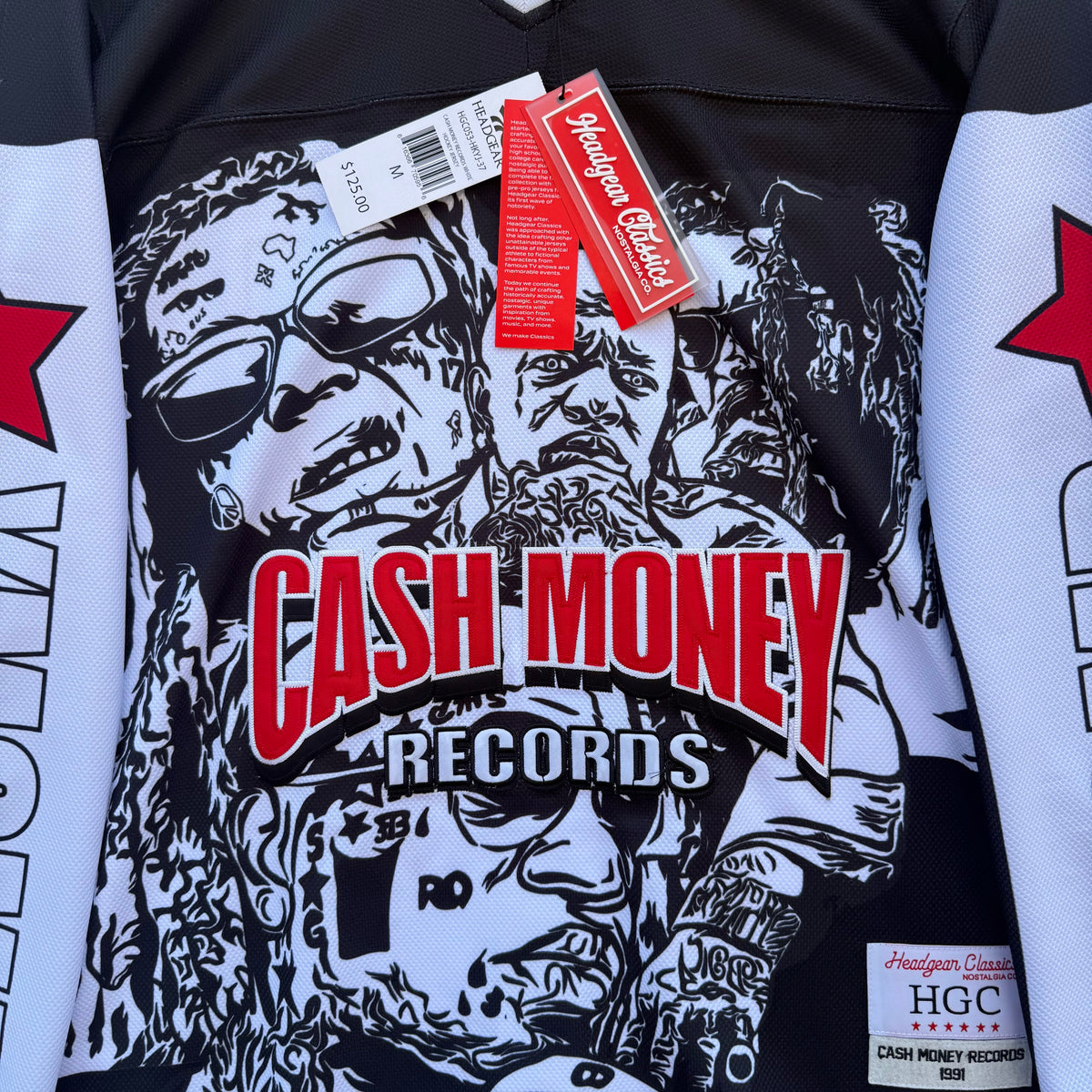 Maglia Hockey Headgear Classic Cash Money Records 1991 Size M