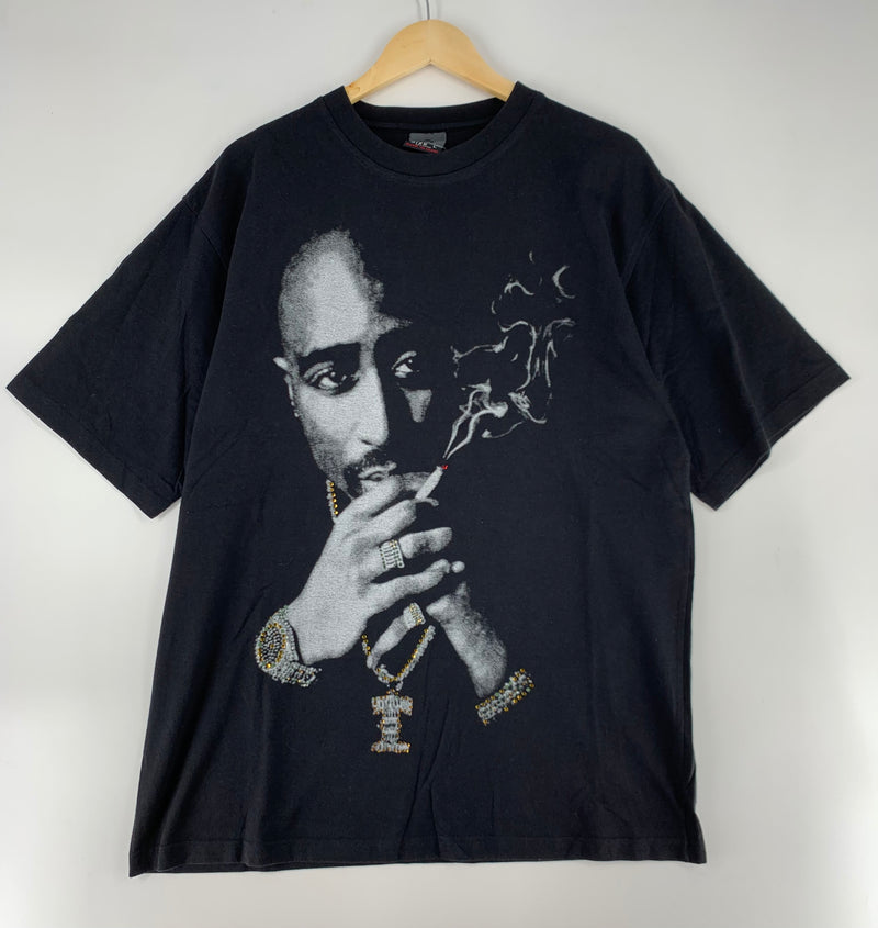 T-Shirt Vintage Makaveli Tupac Anni '90 USA Tg. L