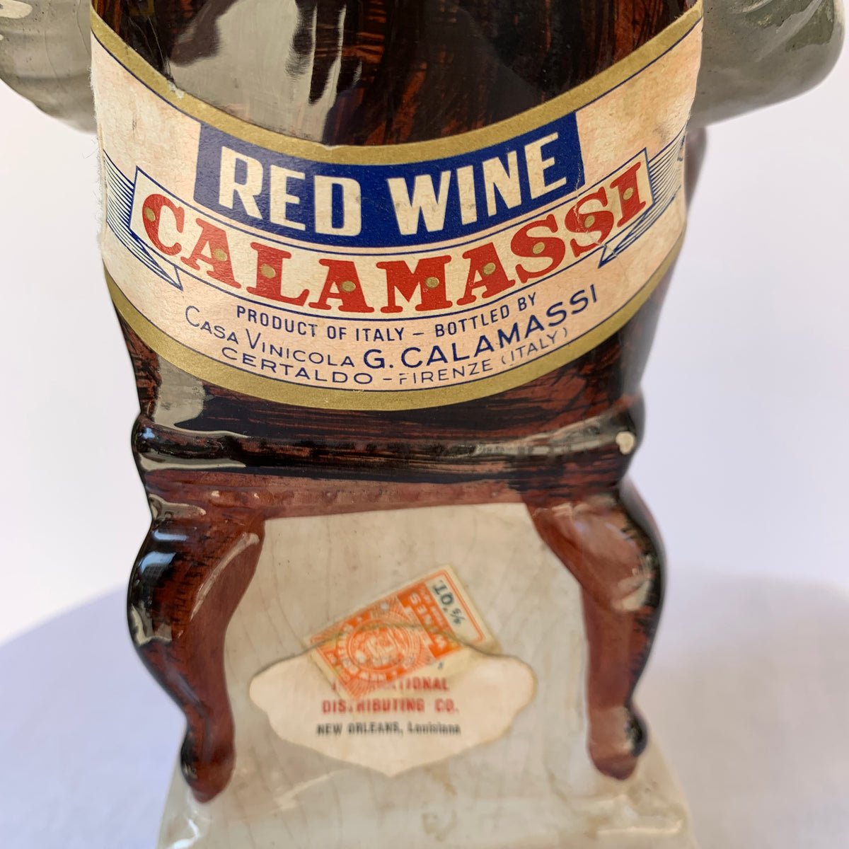 Decanter vintage in ceramica elefante - Calamassi