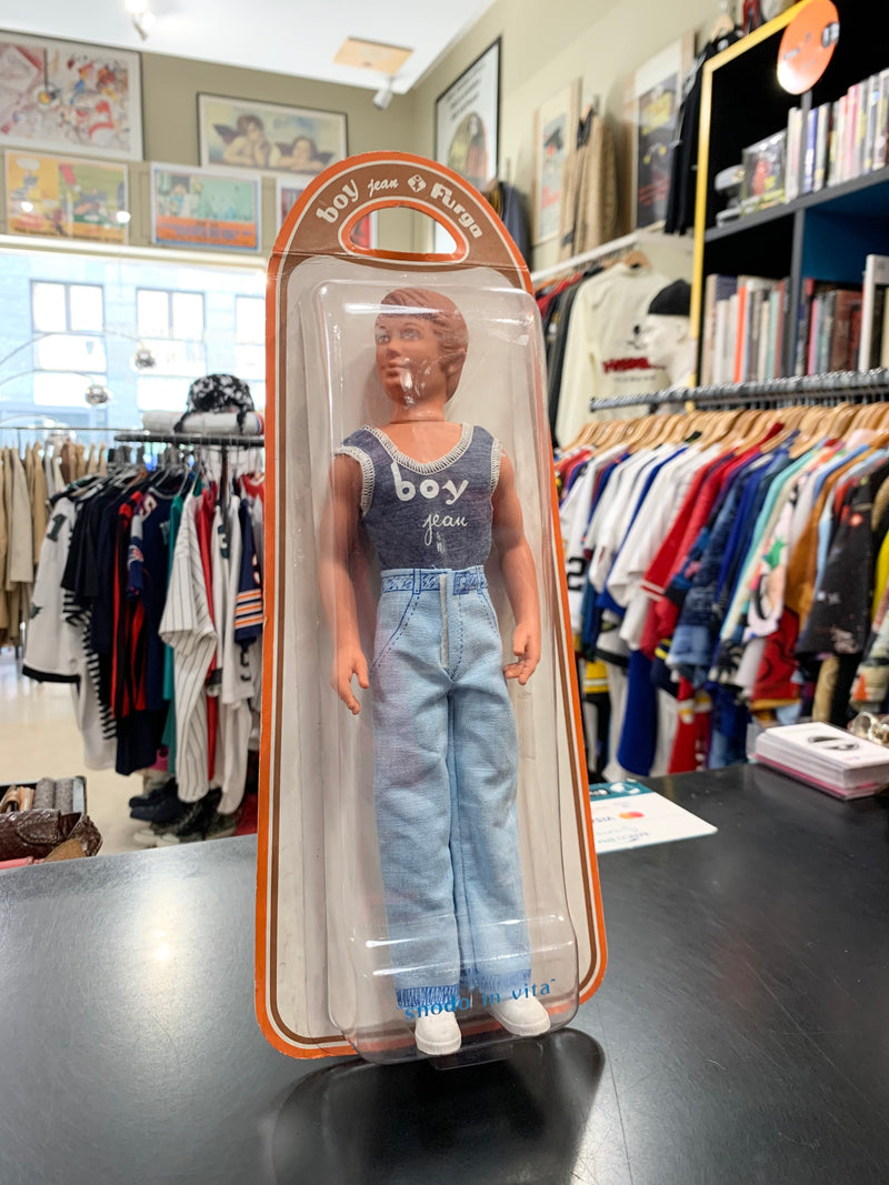 Bambola Boy Jeans Furga 1970 - sigillata, Made in Italy