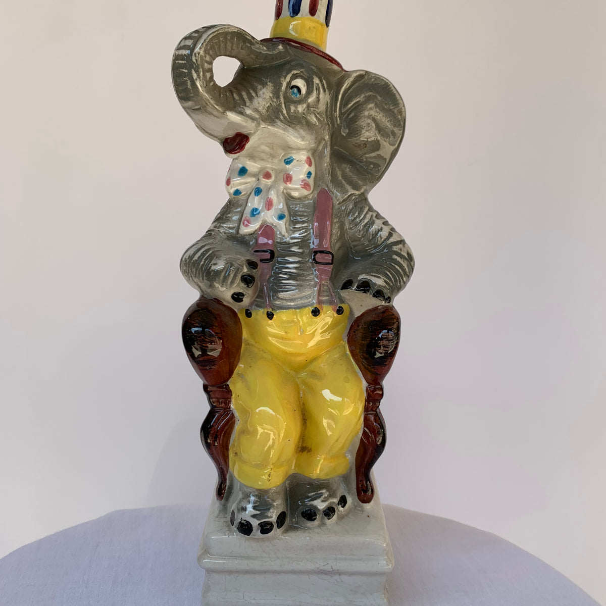 Decanter vintage in ceramica elefante - Calamassi