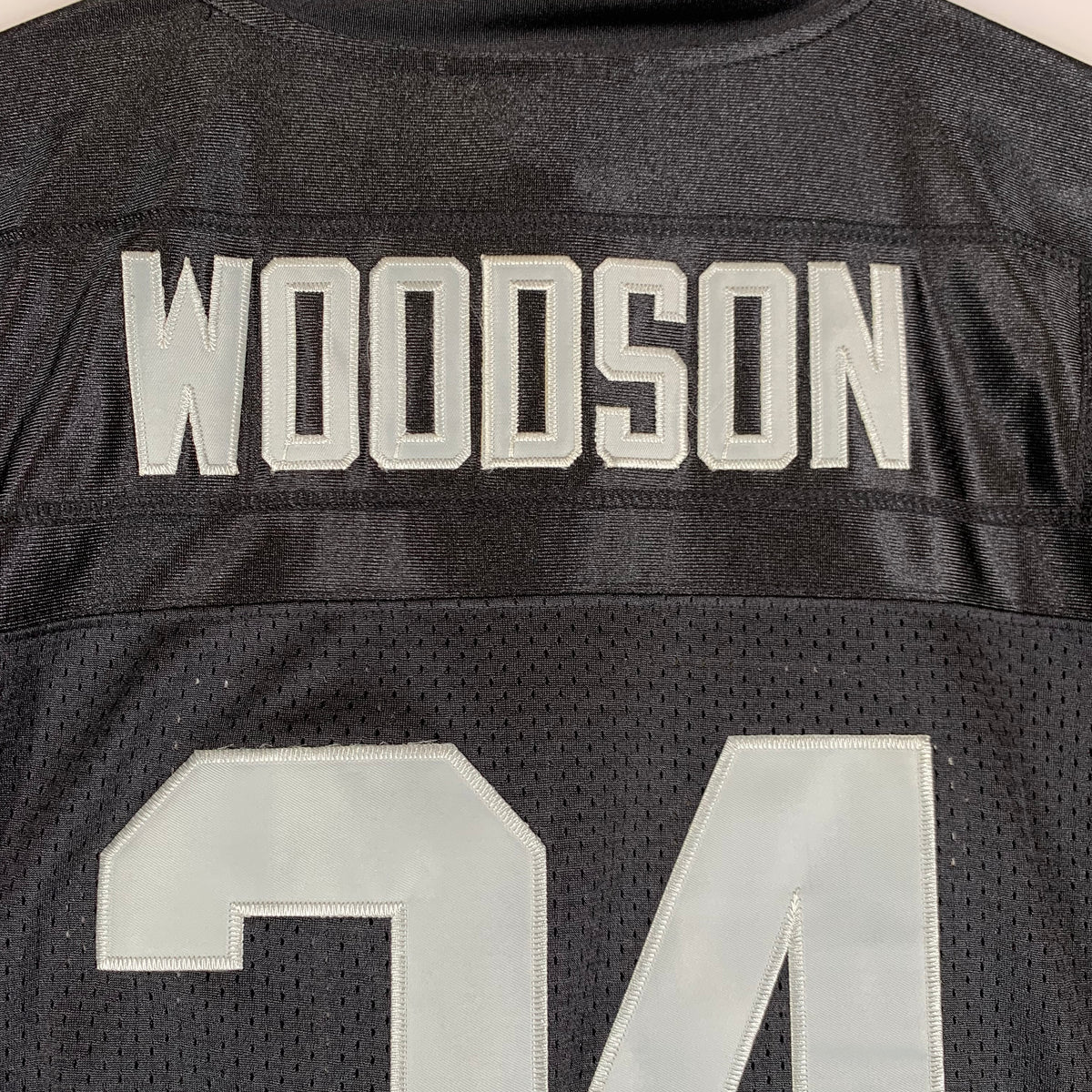 Maglia Football NFL Oakland Raiders 1998 C.Woodson Vintage Replica Tg. M