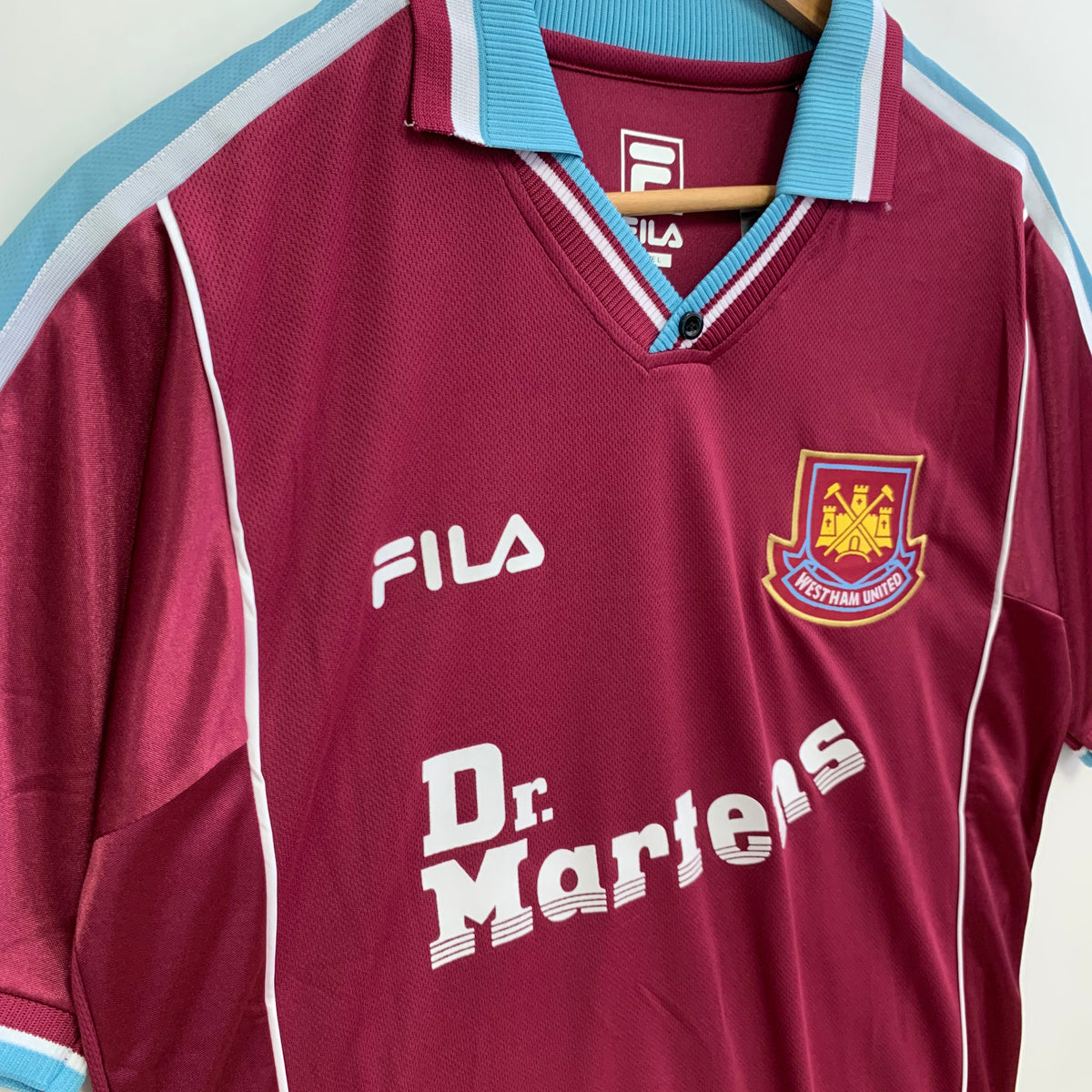 Maglia calcio West Ham United Fila 1999 Vintage Replica Tg.L