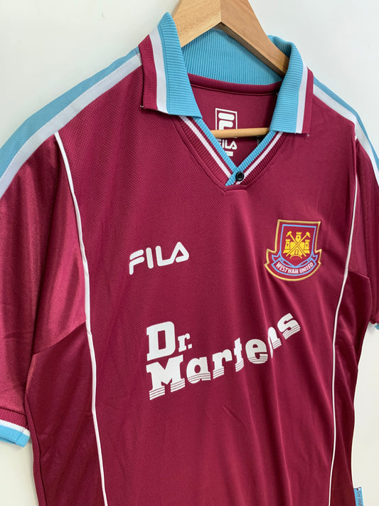 Maglia calcio West Ham United Fila 1999 Vintage Replica Tg.L