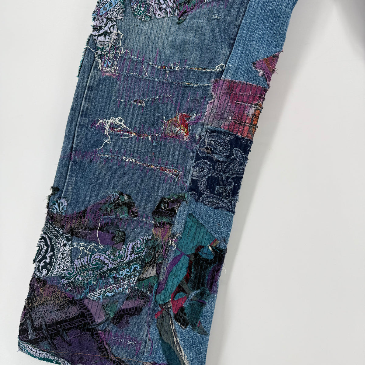 Jeans Evisu Rework Japan Embroidered Tg.32