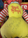 Pupazzo Ronald Mc Donald Signed Squire Fridell 80’s USA