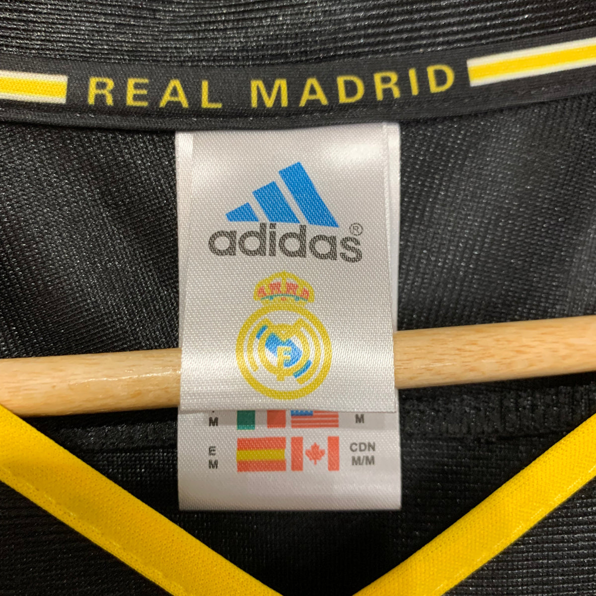 Maglia calcio Adidas Real Madrid 1999 Away Tg.M Vintage Replica