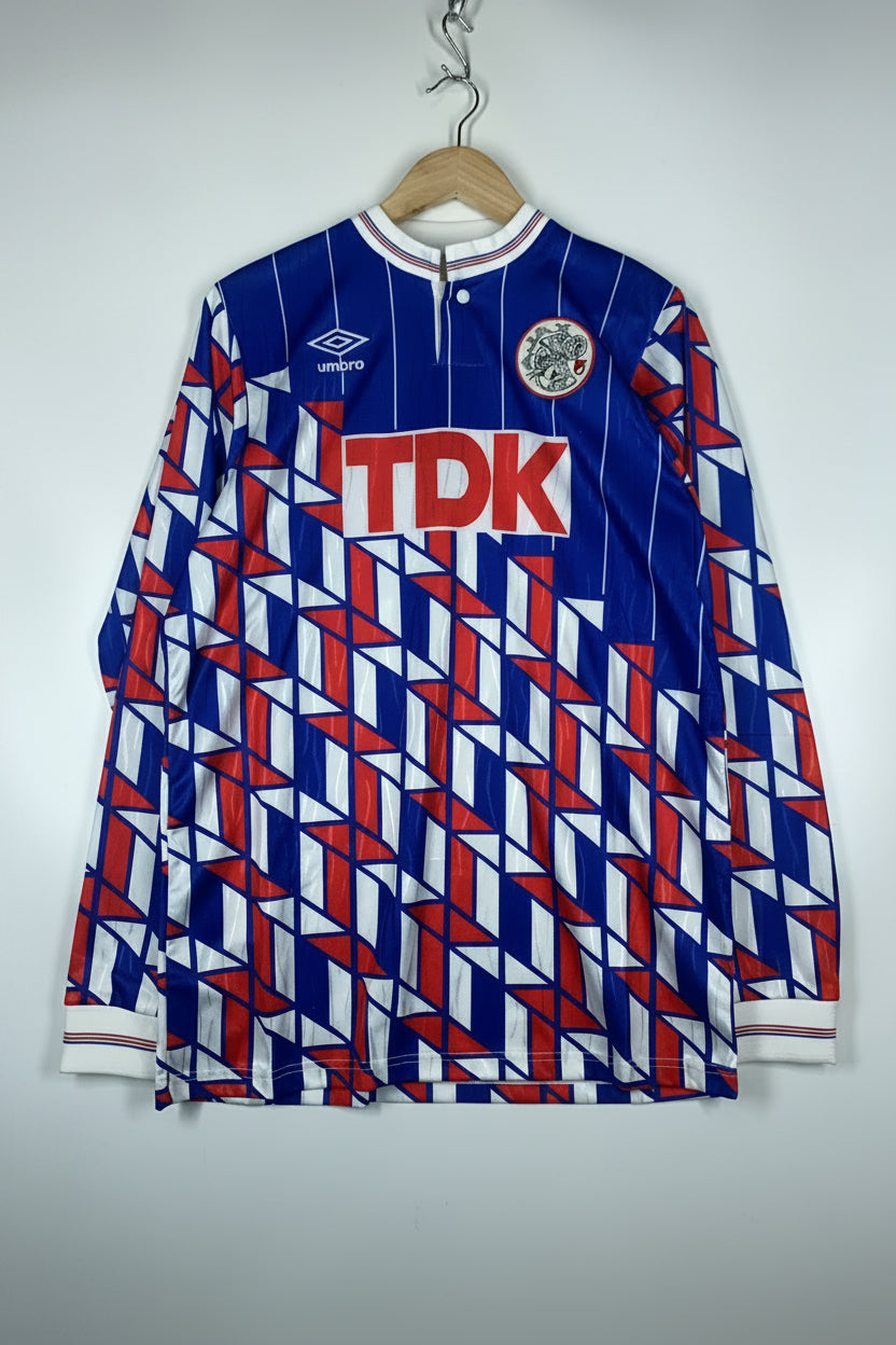 Maglia calcio Umbro Ajax Tg.M 1989 Vintage Replica
