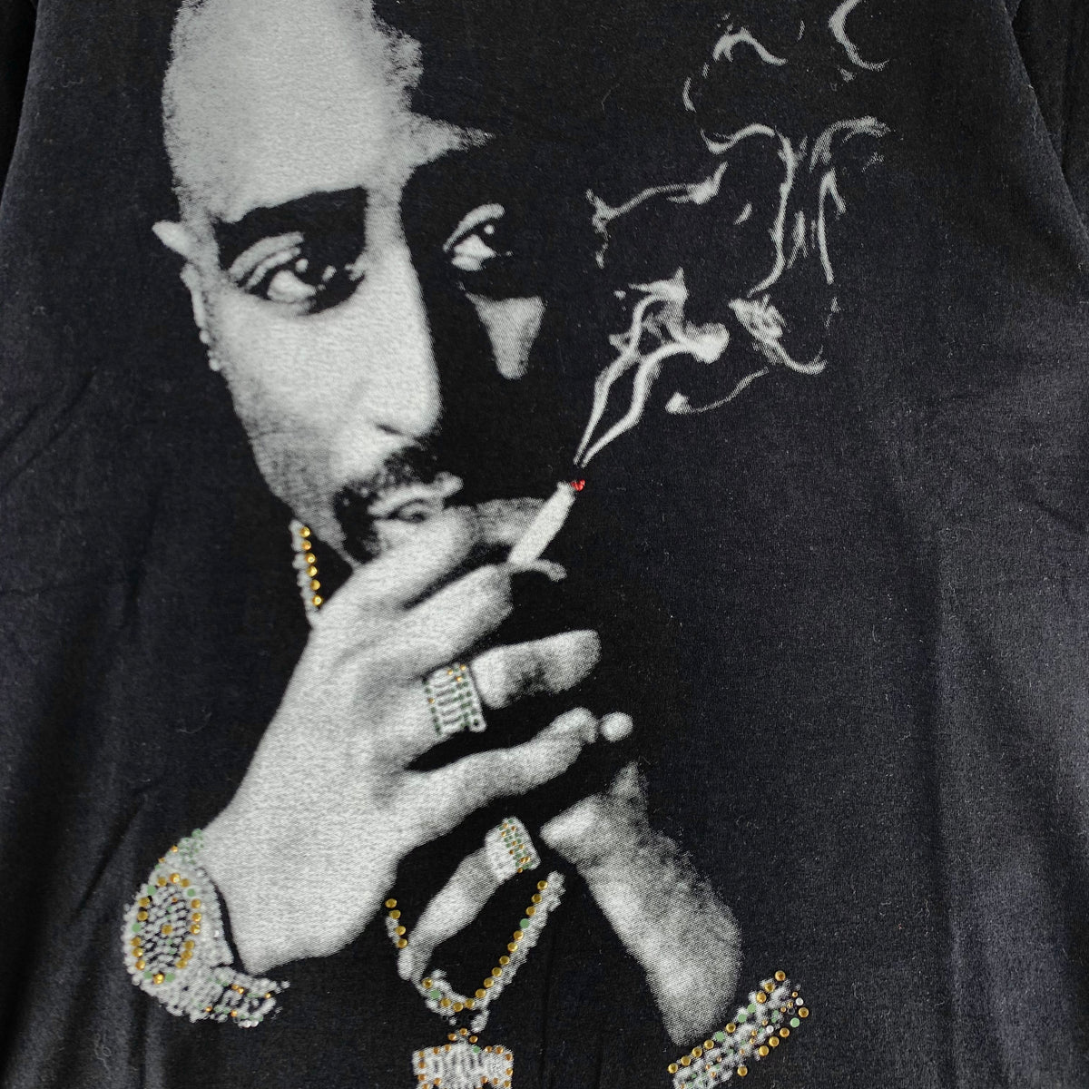 T-Shirt Vintage Makaveli Tupac Anni '90 USA Tg. L