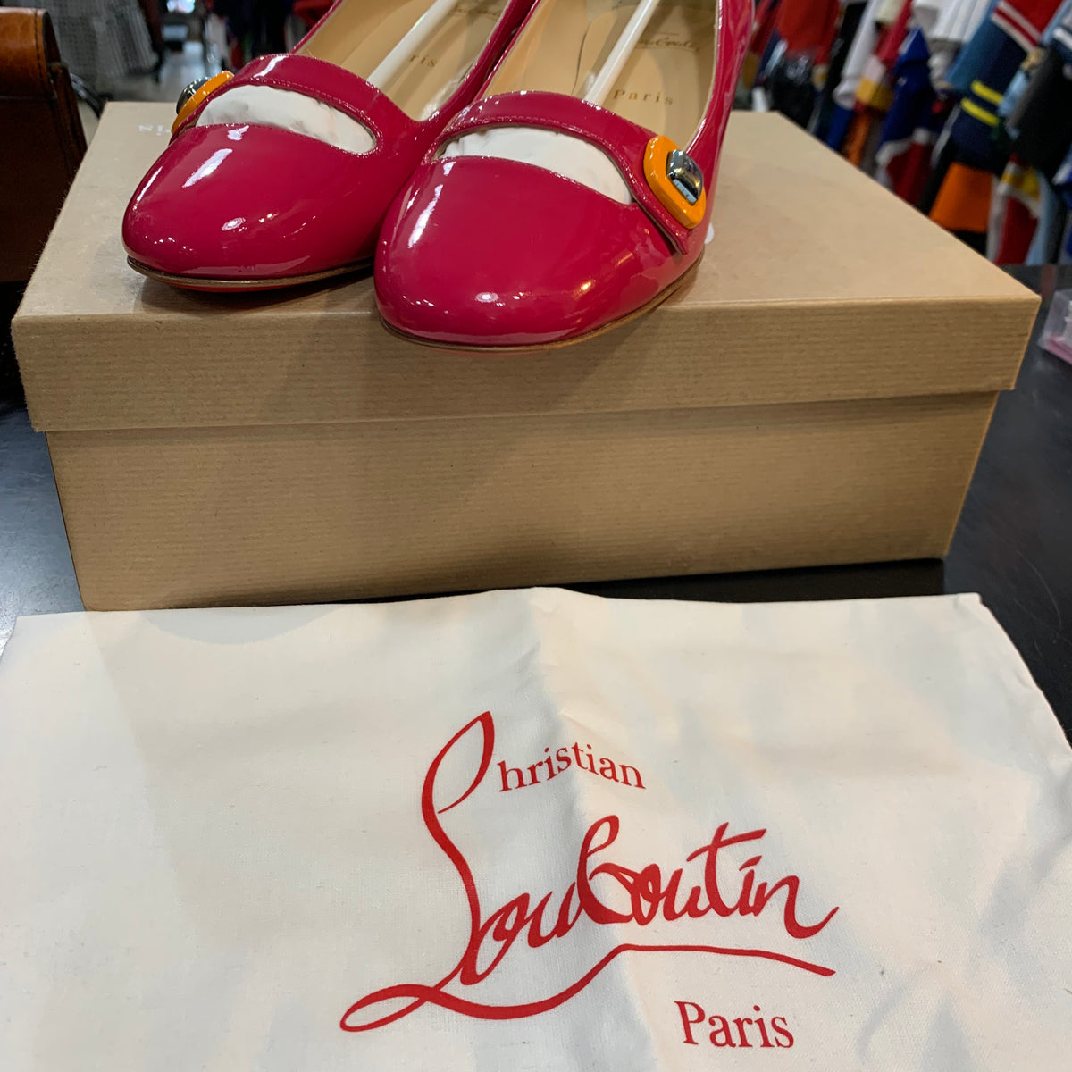 Ballerine in Pelle Christian Louboutin N.39 Made in Italy