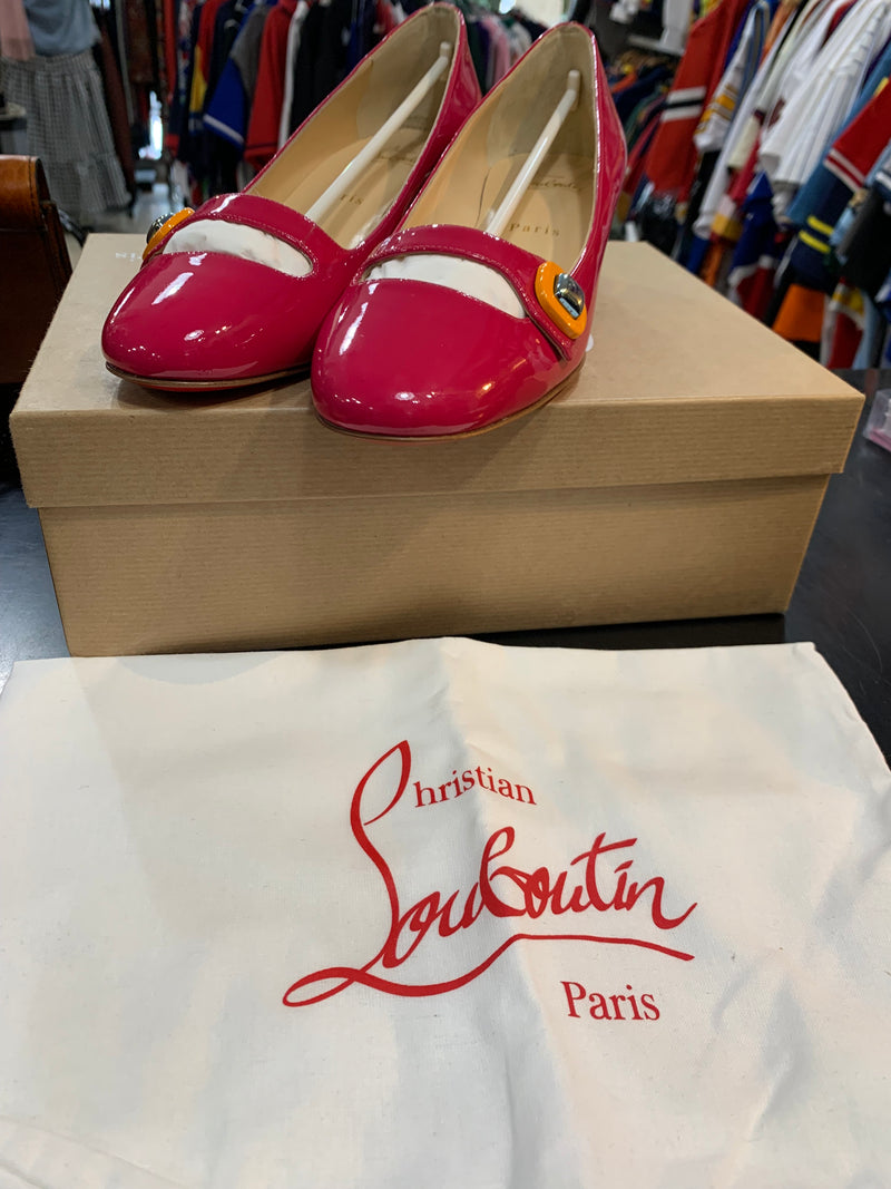 Ballerine in Pelle Christian Louboutin N.39 Made in Italy