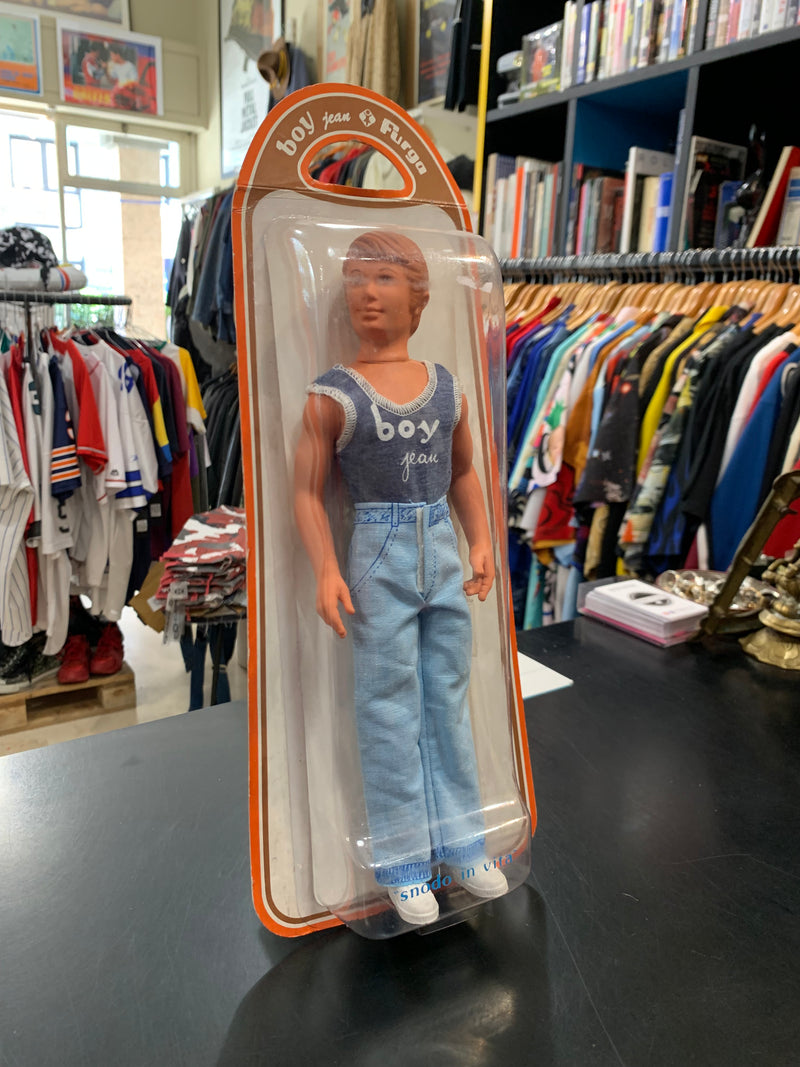 Bambola Boy Jeans Furga 1970 - sigillata, Made in Italy