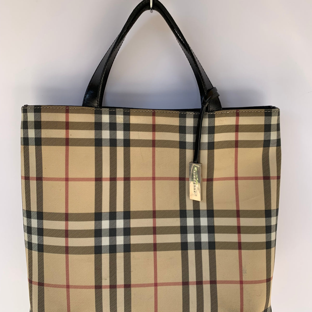Borsa a mano Burberry vintage - motivo Nova Check