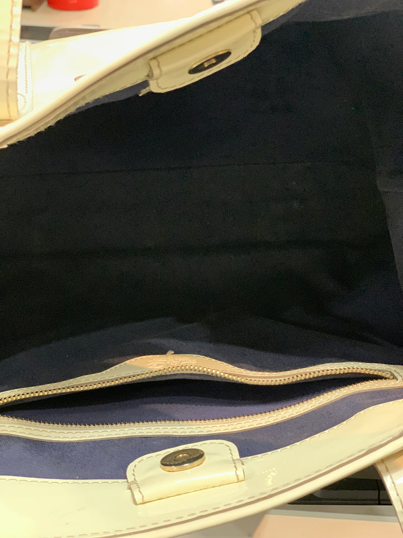 Borsa Dolce & Gabbana Estelle vernice bianca