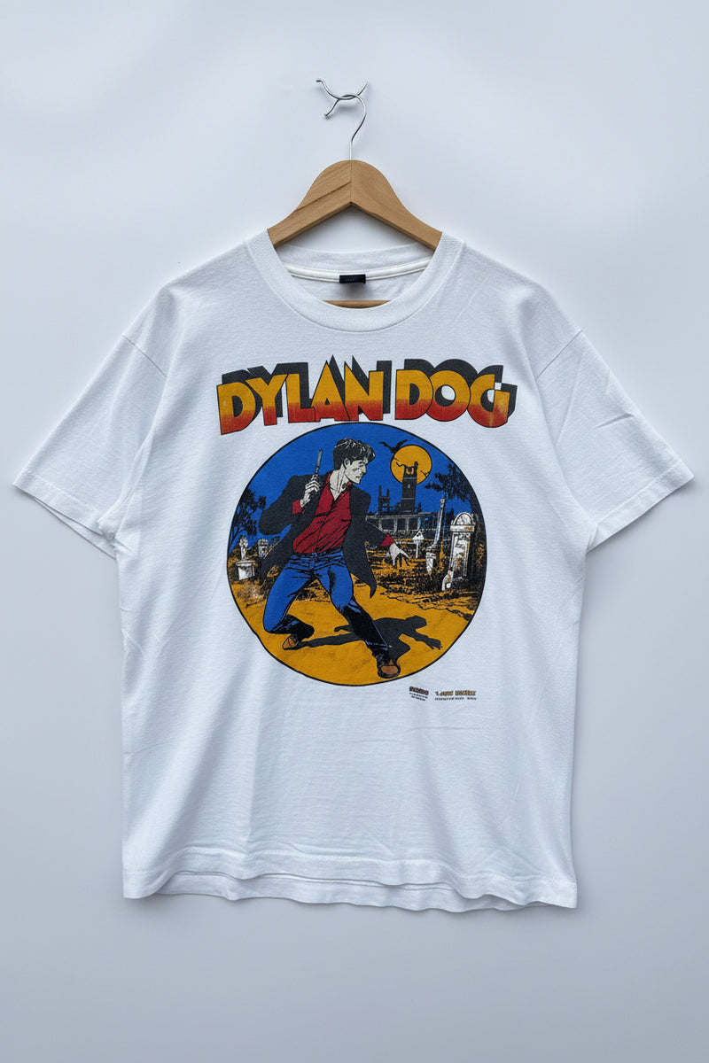T-Shirt Vintage Dylan Dog 90’s Screen Stars Tiziano Sciavi single stitch tee