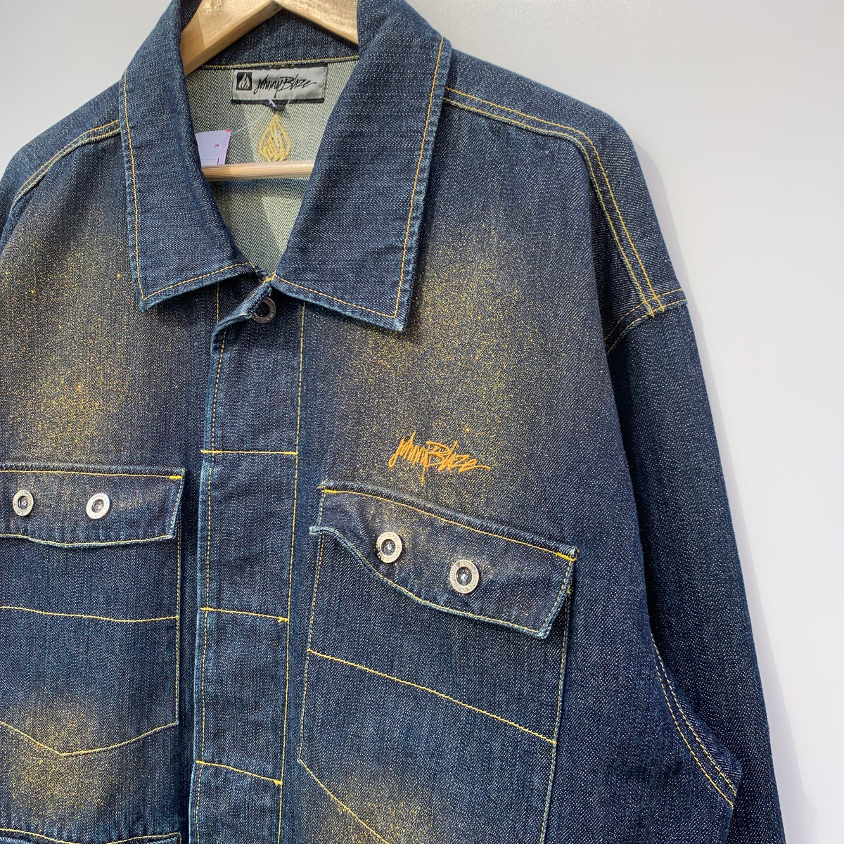 Giacca jeans vintage Johnny Blaze - tg. XL