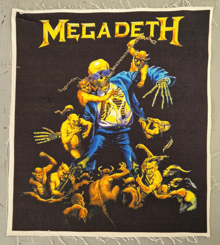 Vintage CUSTOM PATCH Megadeth Rust in Peace Cover 90's