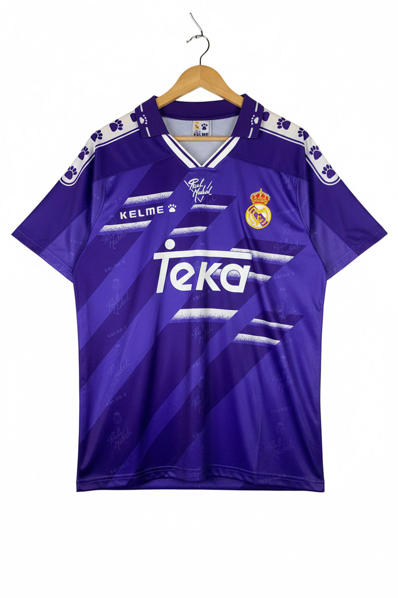 Maglia da trasferta del Real Madrid CF per le stagioni 1994-1996 Kelme Vintage Repro Tg.M