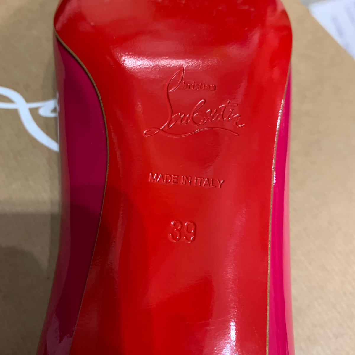 Ballerine in Pelle Christian Louboutin N.39 Made in Italy