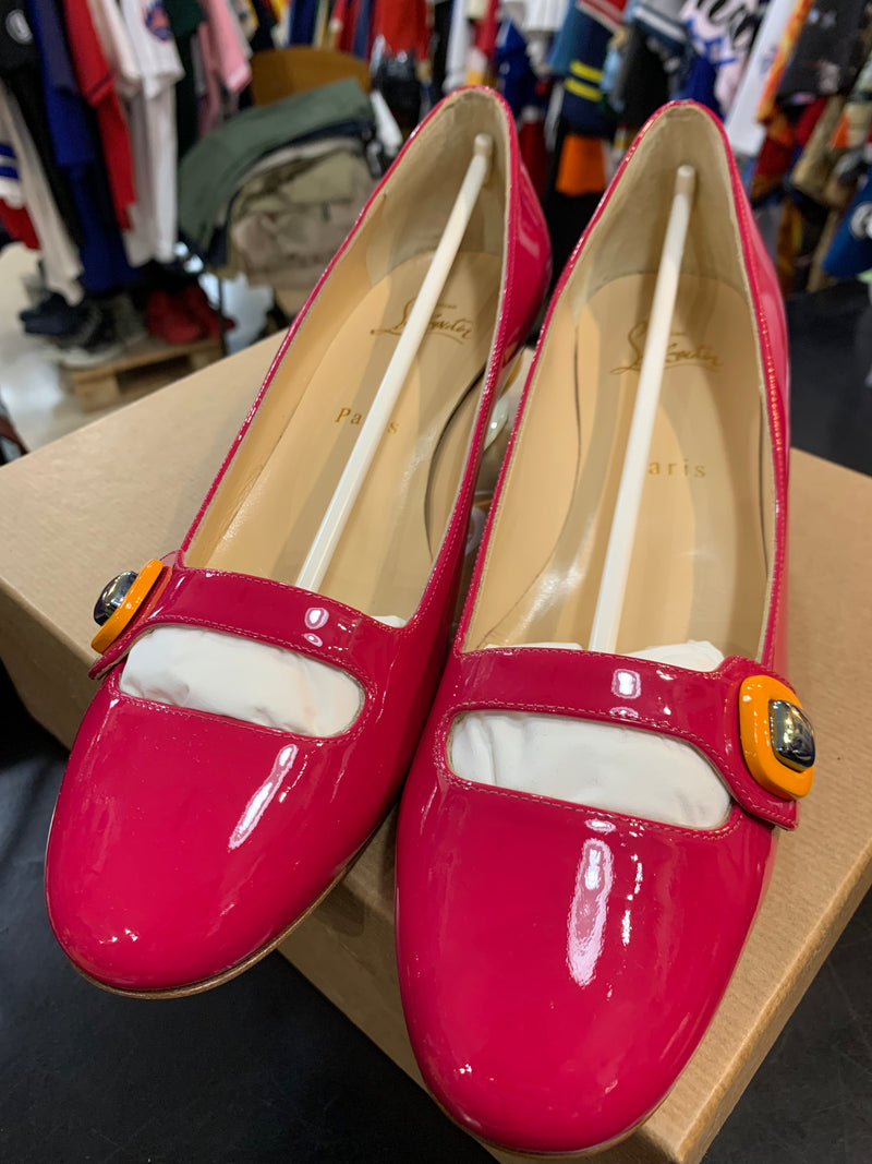 Ballerine in Pelle Christian Louboutin N.39 Made in Italy