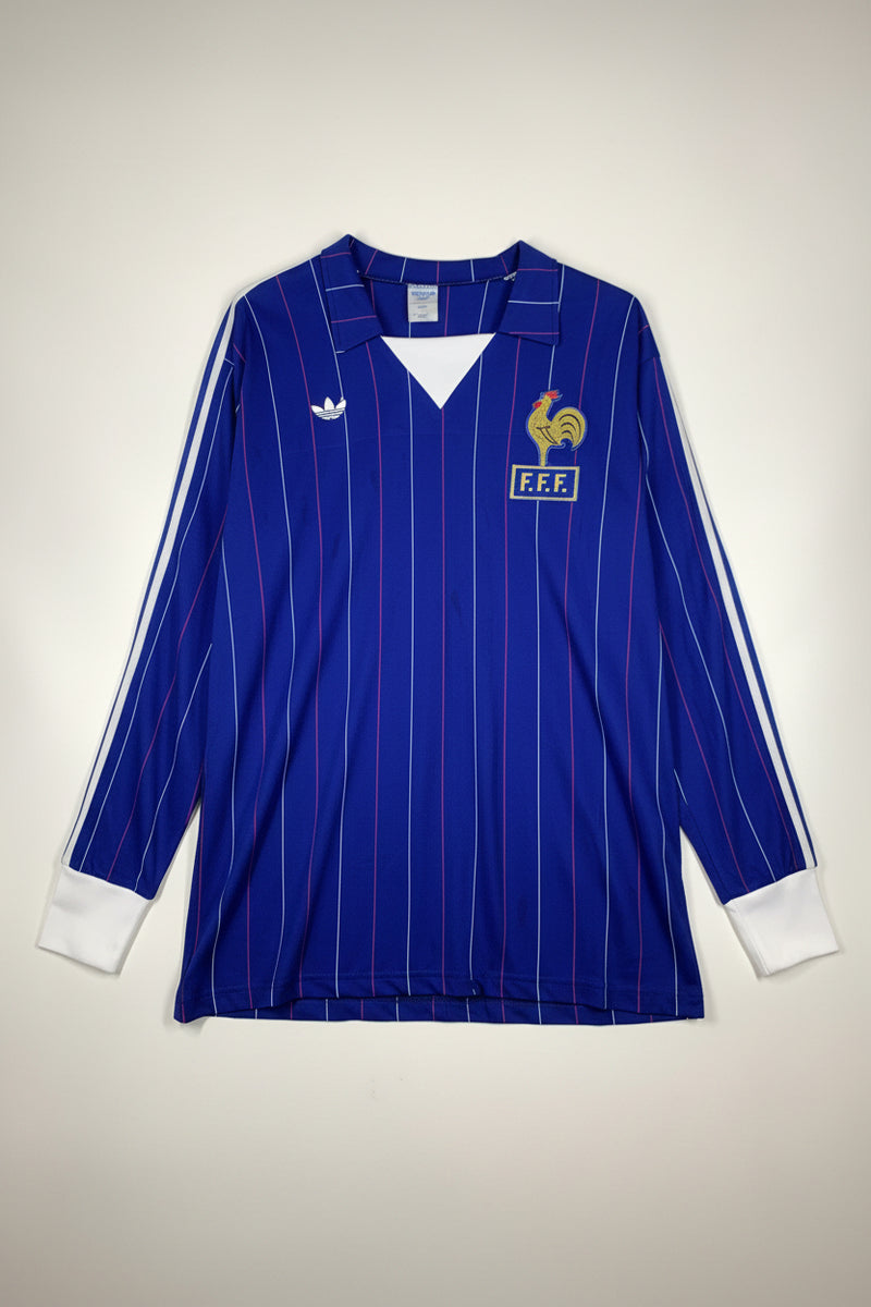 Maglia calcio Adidas France Tg.M 1982 Vintage Replica