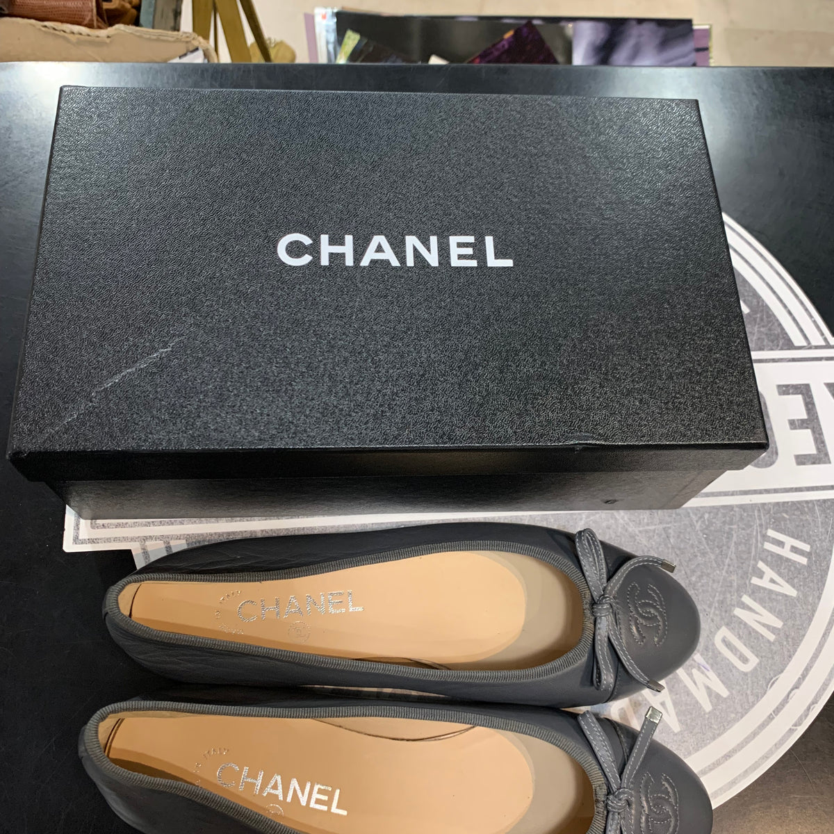 Ballerine in Pelle Chanel classiche n.39