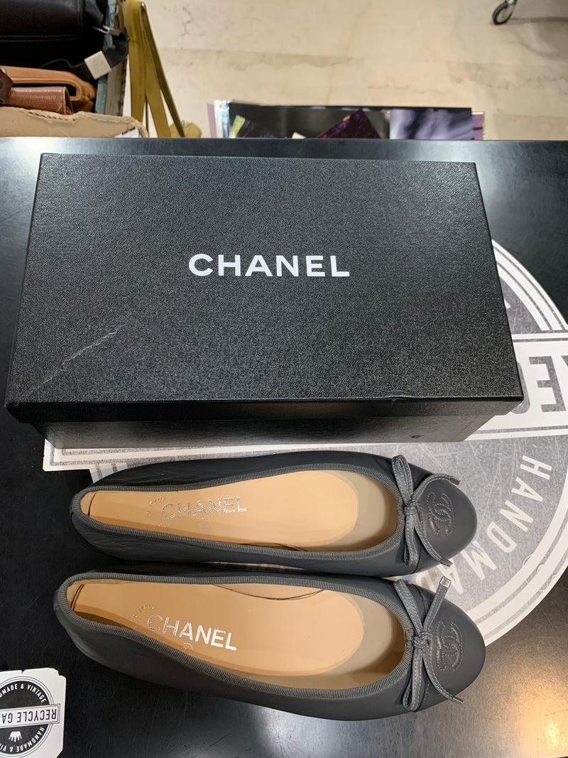Ballerine in Pelle Chanel classiche n.39
