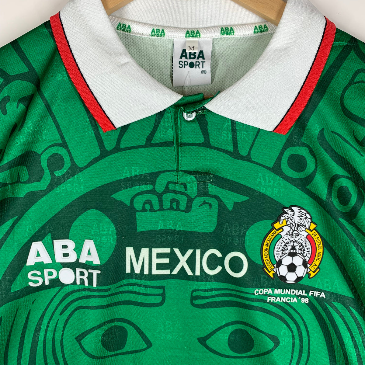 Maglia calcio Aba Sport Mexico 1998 Tg. M Vintage Replica