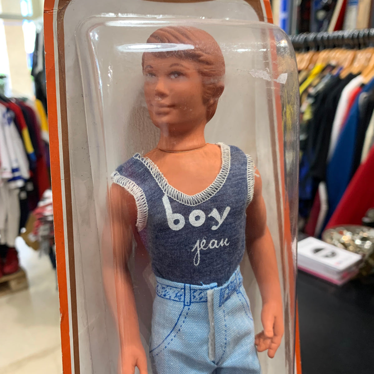 Bambola Boy Jeans Furga 1970 - sigillata, Made in Italy