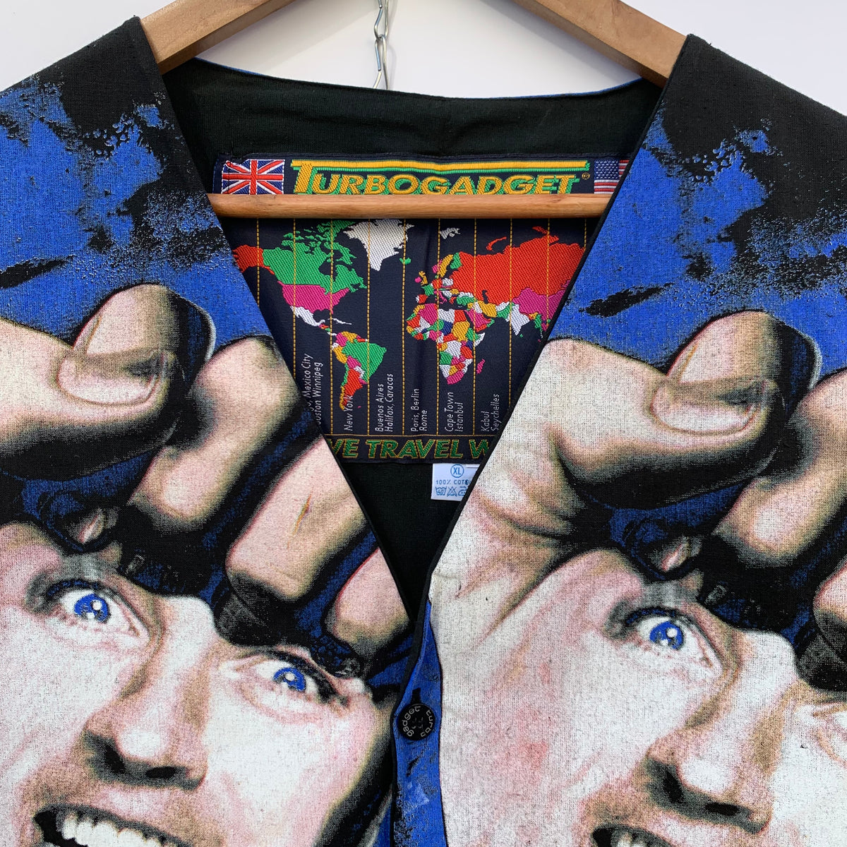 Gilet AC/DC vintage - Turbogadget, tg. XL