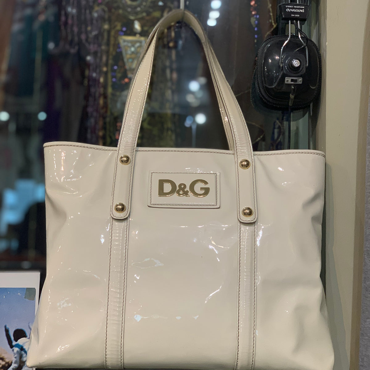 Borsa Dolce & Gabbana Estelle vernice bianca