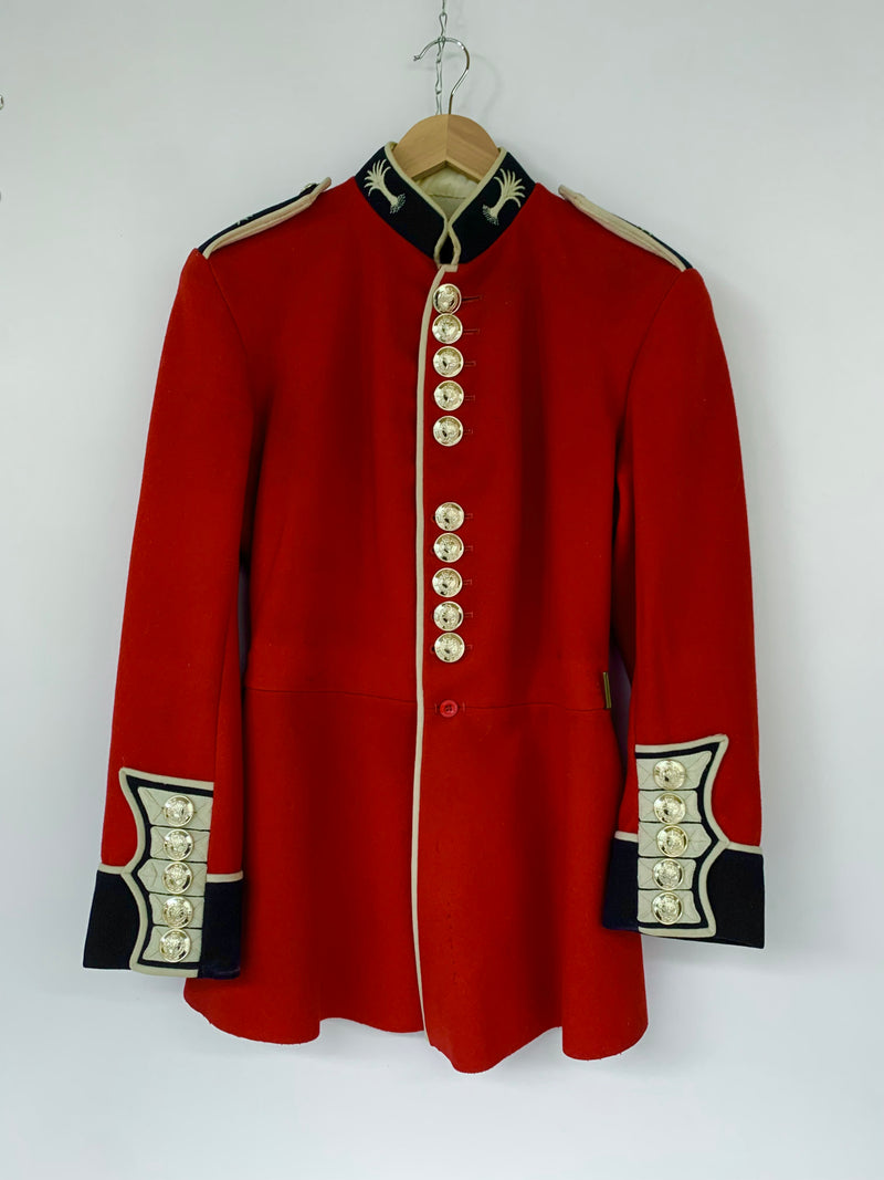 Tunica rossa cerimoniale British Army Irish Guards Red Coat originale in lana