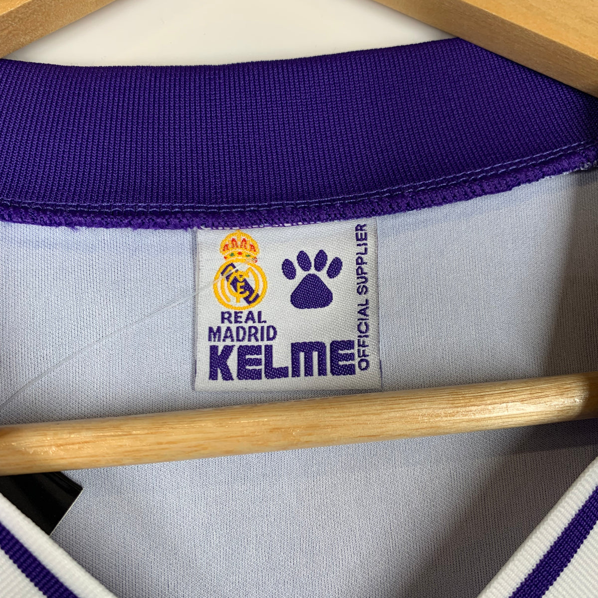 Maglia da trasferta del Real Madrid CF per le stagioni 1994-1996 Kelme Vintage Repro Tg.M