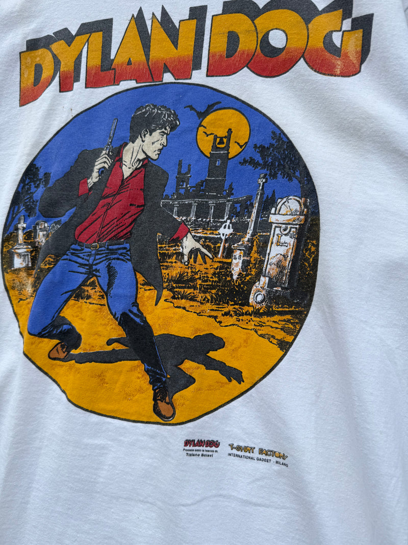 T-Shirt Vintage Dylan Dog 90’s Screen Stars Tiziano Sciavi single stitch tee