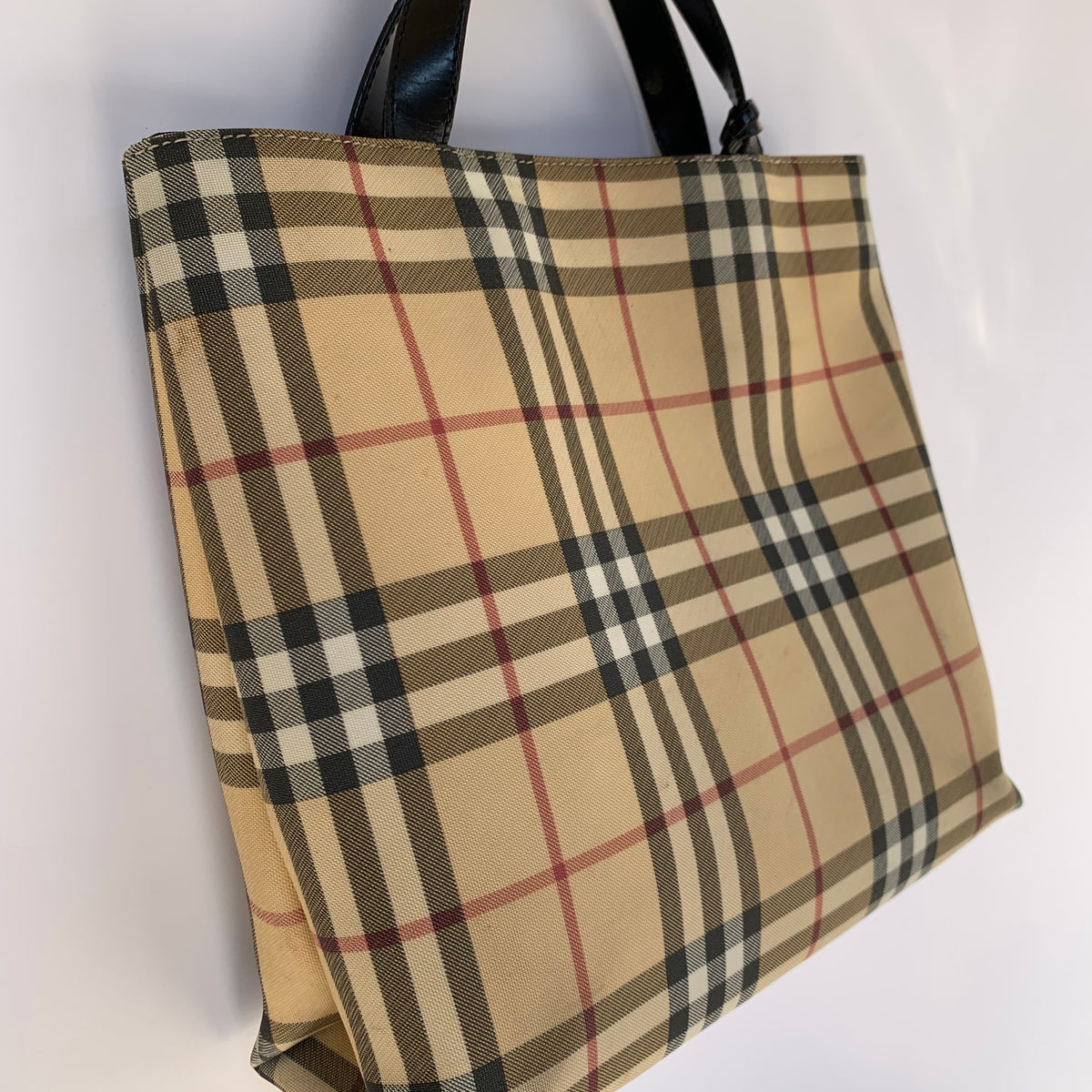 Borsa a mano Burberry vintage - motivo Nova Check