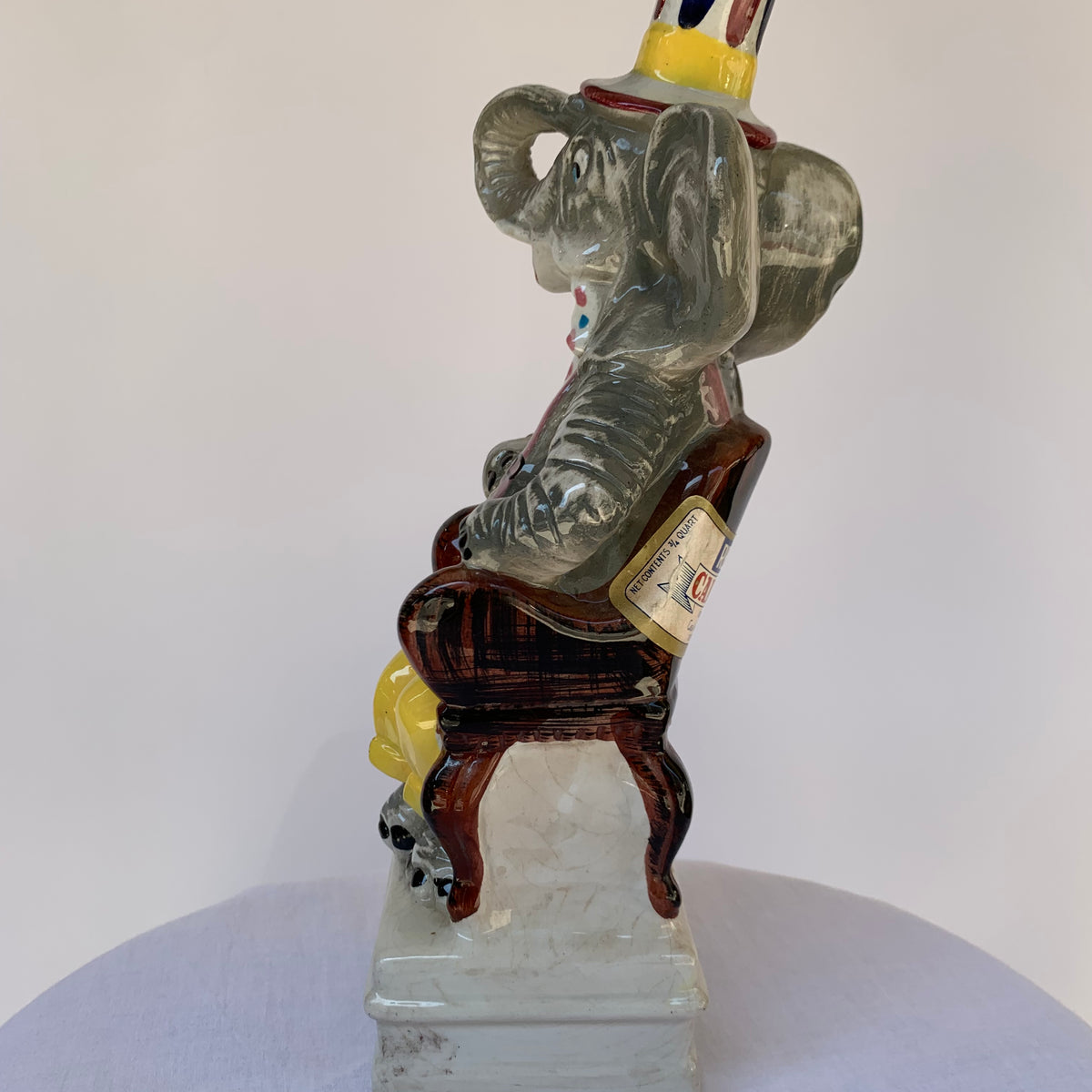Decanter vintage in ceramica elefante - Calamassi