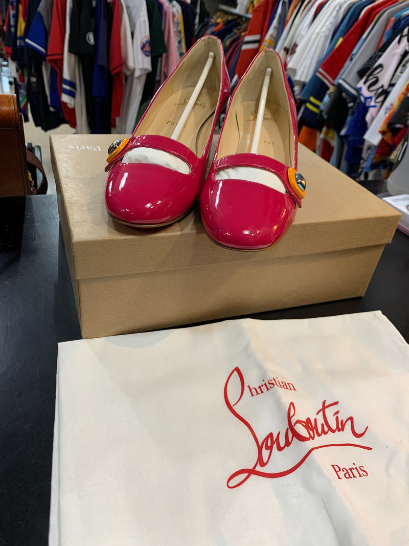 Ballerine in Pelle Christian Louboutin N.39 Made in Italy