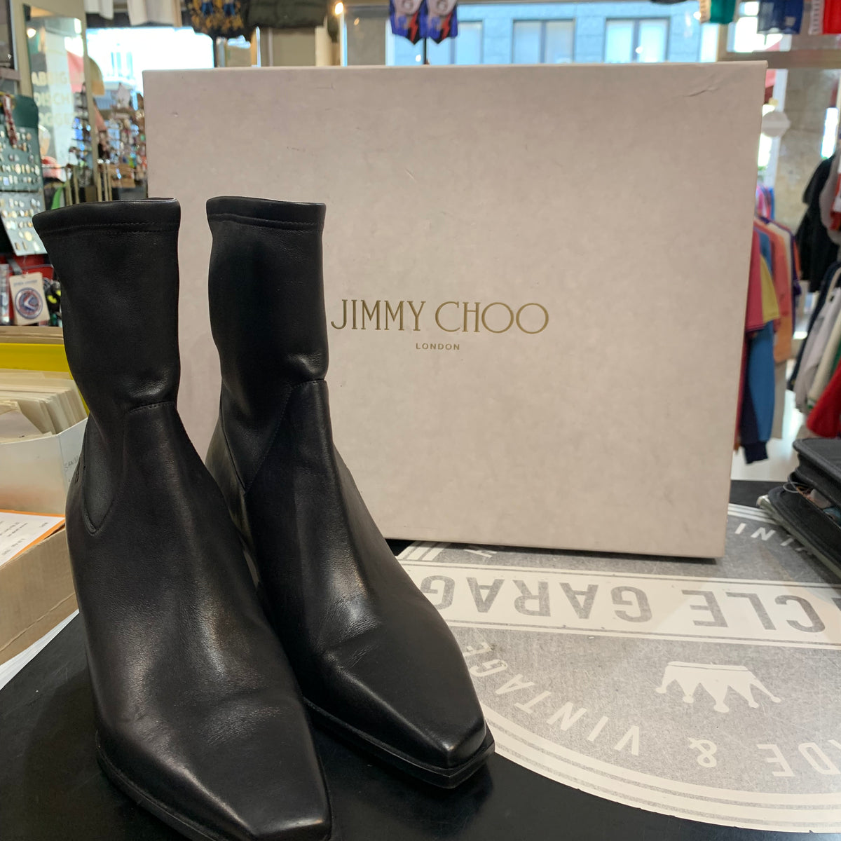 Stivaletti alla caviglia pelle Jimmy Choo Donna n.40