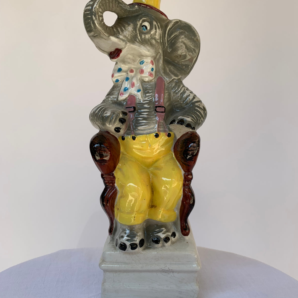 Decanter vintage in ceramica elefante - Calamassi
