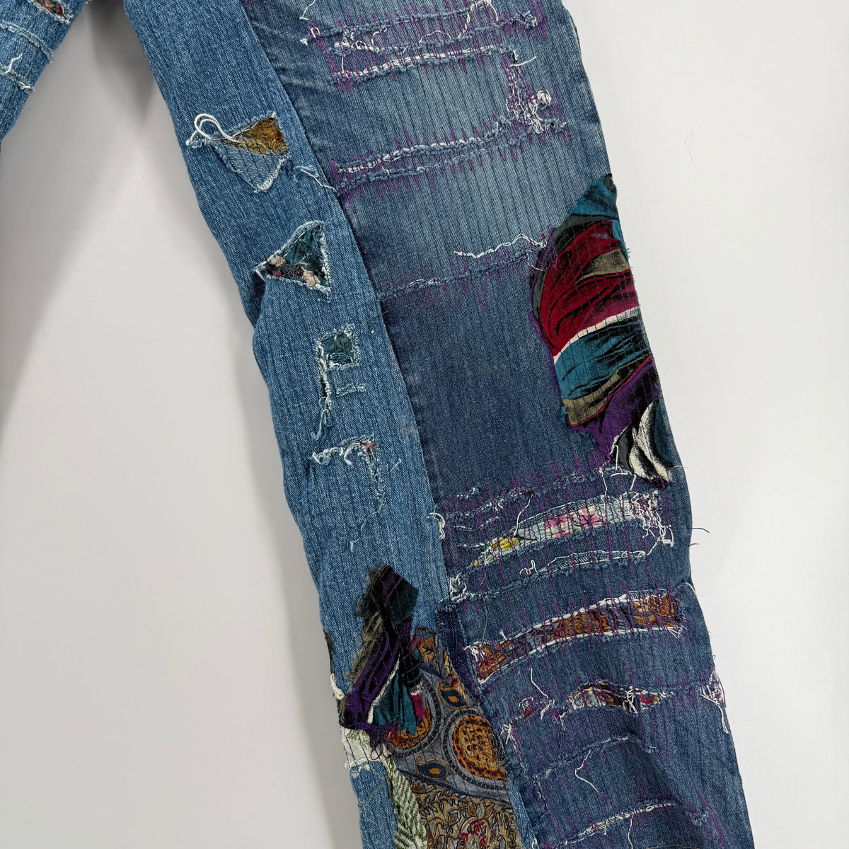 Jeans Evisu Rework Japan Embroidered Tg.32